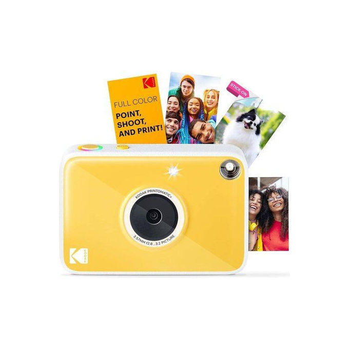 Kodak 0843812198615 Fotocamera Istantanea Printomatic+ 10MP Stampa 2x3 Giallo