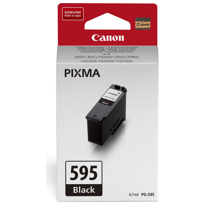 Canon, Cartuccia Inchiostro Originale PG-595, Nero, Confezione Singola