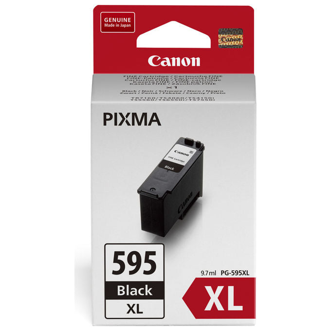 Canon, Cartuccia d'Inchiostro PG-595XL, Originale, Nero, Resa Elevata