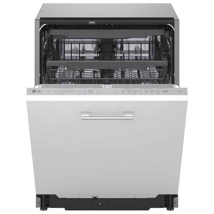 LG DB375TXS QuadWash Lavastoviglie Incasso 14 coperti Classe A 44 dB Wi-Fi TrueSteam (82x60x55 cm) colore Argento