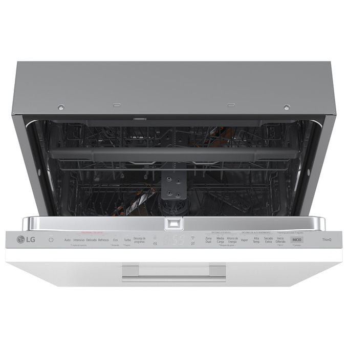LG DB375TXS QuadWash Lavastoviglie Incasso 14 coperti Classe A 44 dB Wi-Fi TrueSteam (82x60x55 cm) colore Argento