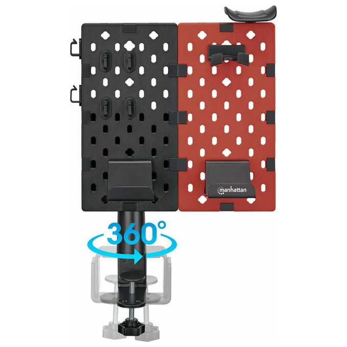 Manhattan Supporto Controller e Auricolare Passivo Nero Rosso