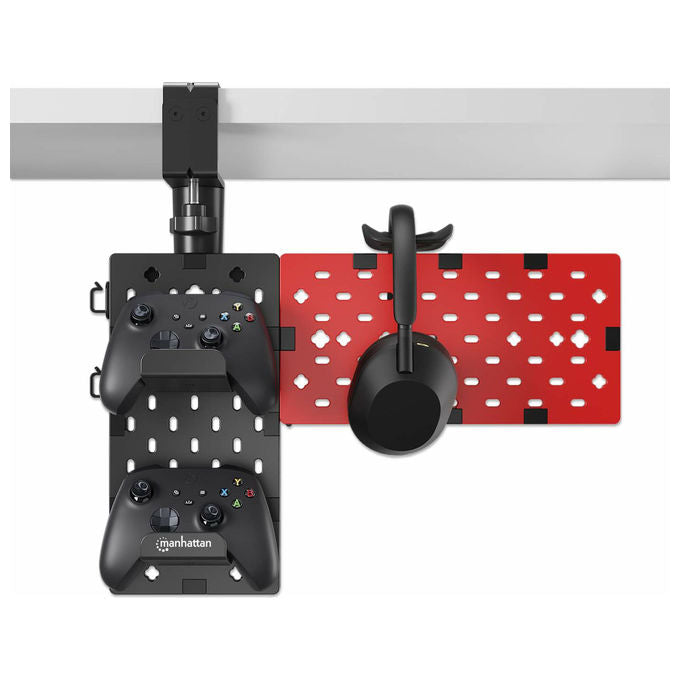 Manhattan Supporto Controller e Auricolare Passivo Nero Rosso