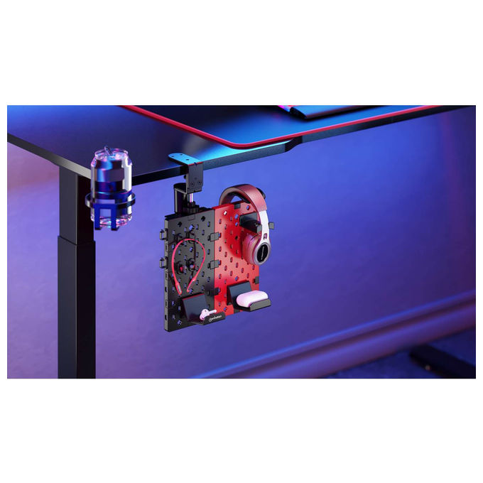 Manhattan Supporto Controller e Auricolare Passivo Nero Rosso