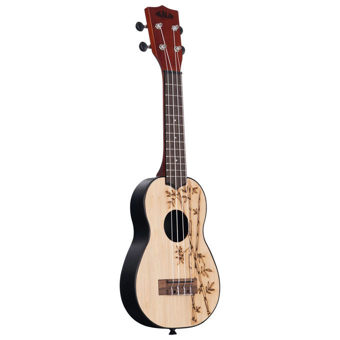 Kala, Ukulele Soprano Ibrido, Bamboo, Corde Aquila Super Nylgut, 12 Tasti