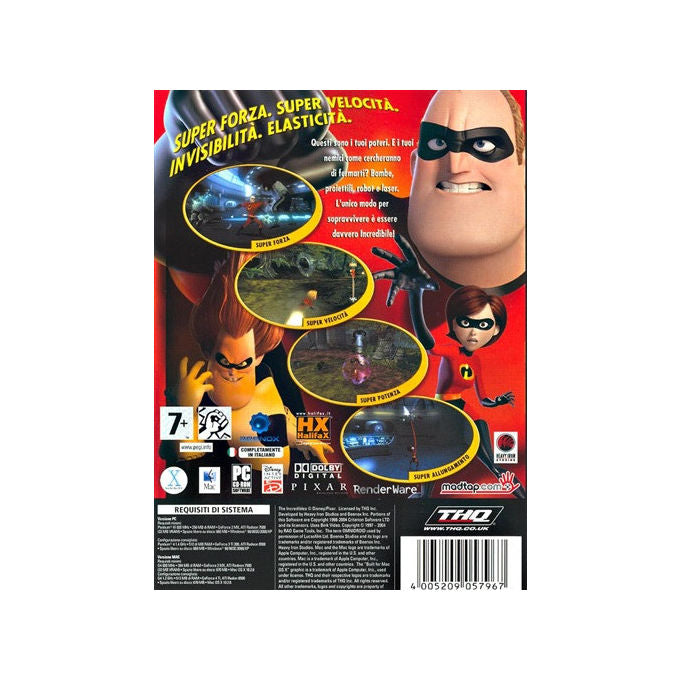 Halifax, Gli Incredibili, Action Game, Standard, PC