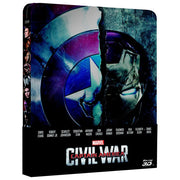 Marvel Studios Captain America Civil War Blu-Ray 3D Blu-Ray Disc Steelbook Edizione Limitata
