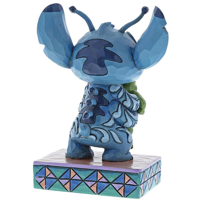 Enesco, Statuetta Ornamentale Blu in Pietra, 9.5x11x14.8 cm