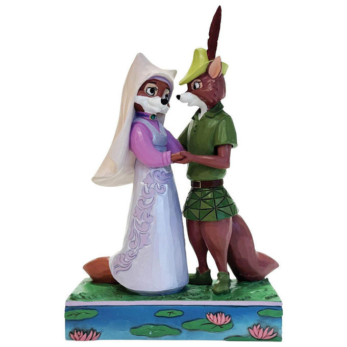 Enesco Statuetta Robin Hood e Marianna Disney Traditions 17 cm Resina