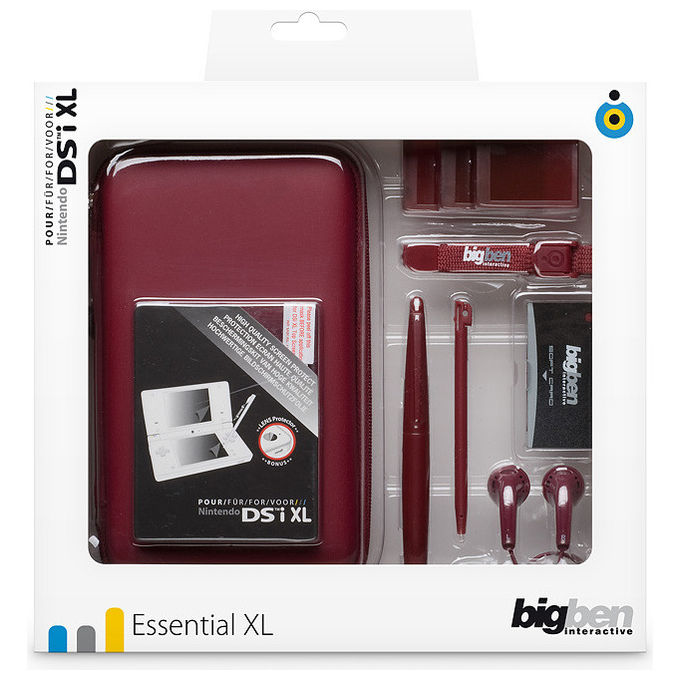 Bigben Interactive Pack Essential XL Custodia a Libro Nintendo Accessori Console Multicolore