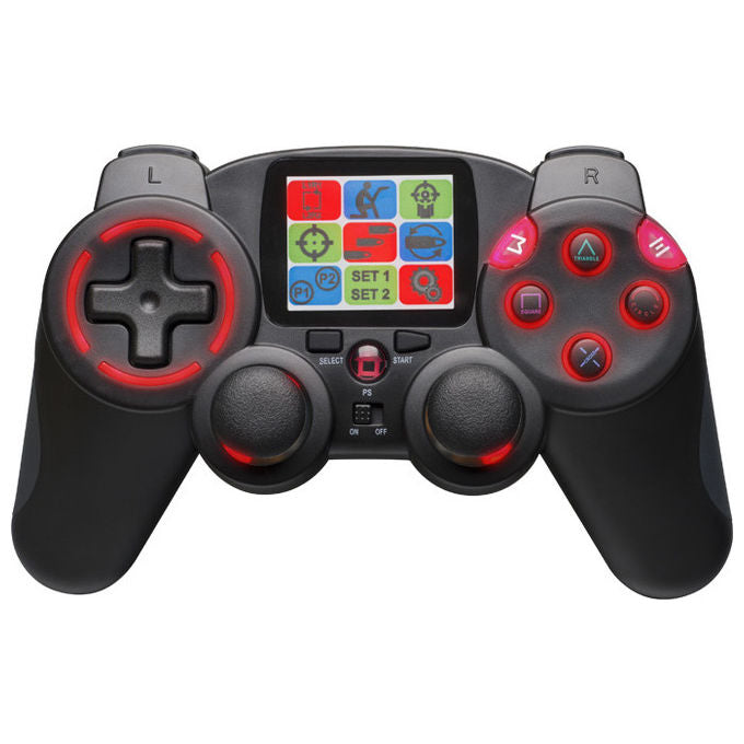 Bigben Interactive, Quickfire 2, Gamepad Wireless Nero per PS3-PC