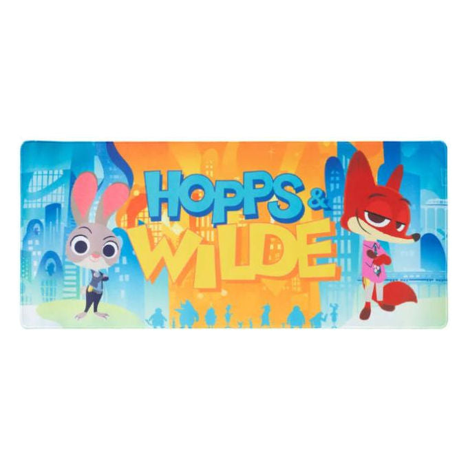 Disney Tappetino Scrivania XL Zootropolis Neoprene e Gomma 80 x 35 cm