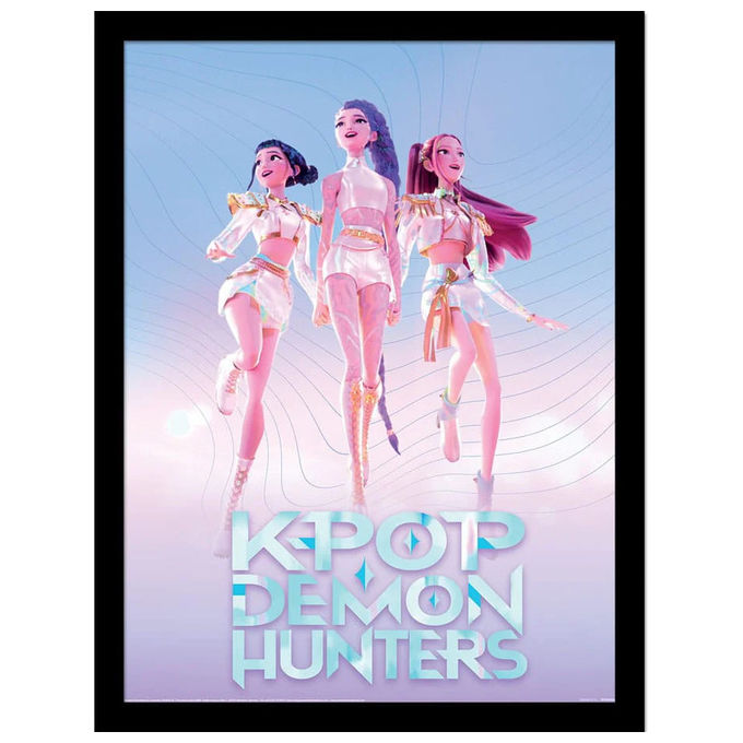 Pyramid International, Poster Incorniciato KPop Demon Hunters Collector, 30 x 40 cm