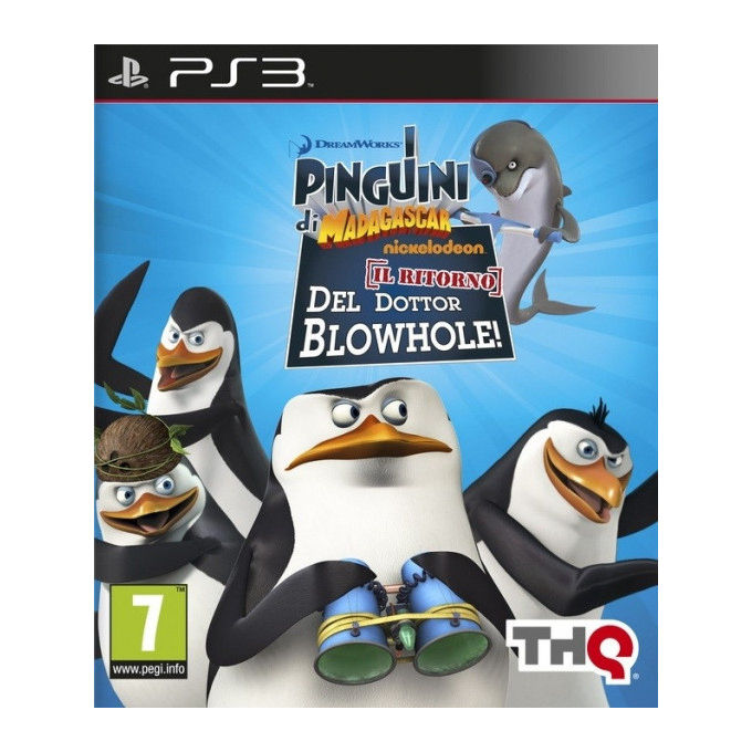 Thq, I Pinguini di Madagascar: Il Ritorno del Dr Blowhole Ps3, Azione, Avventura