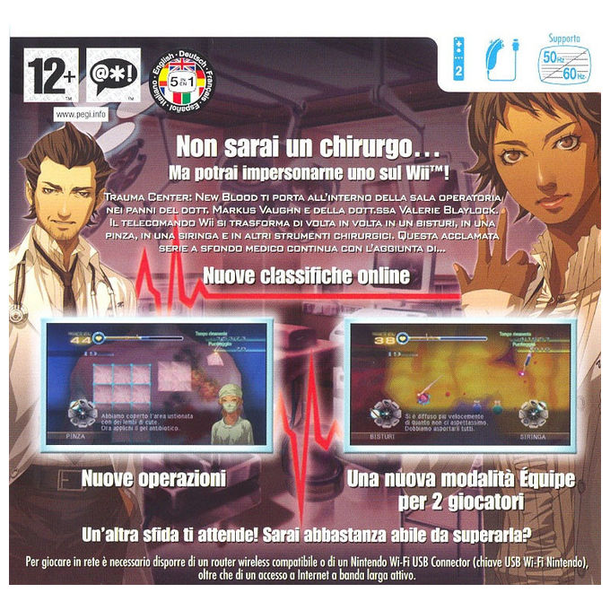 Nintendo, Trauma Center New Blood, Wii Standard, gioco ITA