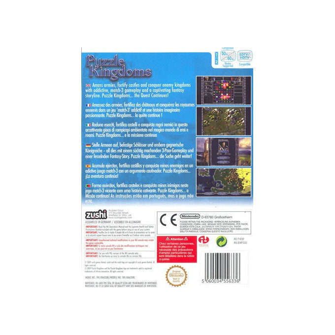 Halifax Puzzle Kingdoms Standard ITA Nintendo Wii