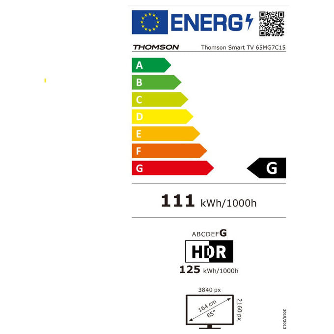 Thomson, TV MiniLED Smart, 65 pollici, Google TV, 4K UHD