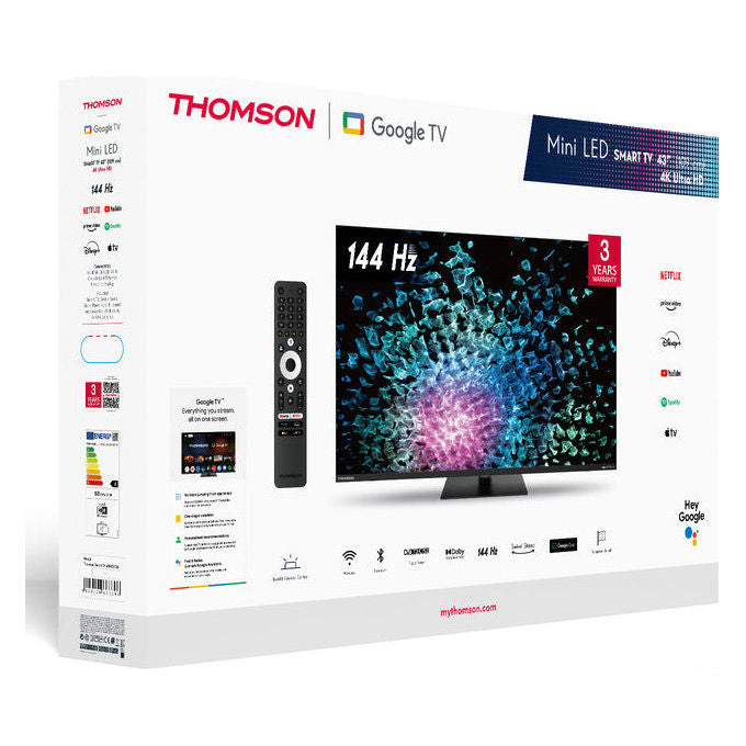 Thomson TV 43MG7C15 43 pollici 4K Ultra HD Smart TV Wi-Fi Nero