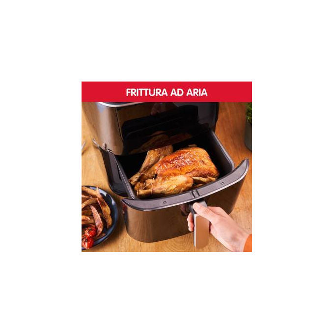 Moulinex AL2018 Friggitrice ad aria 6,5 L 1700 W 7 Programmi Display LCD colore Nero