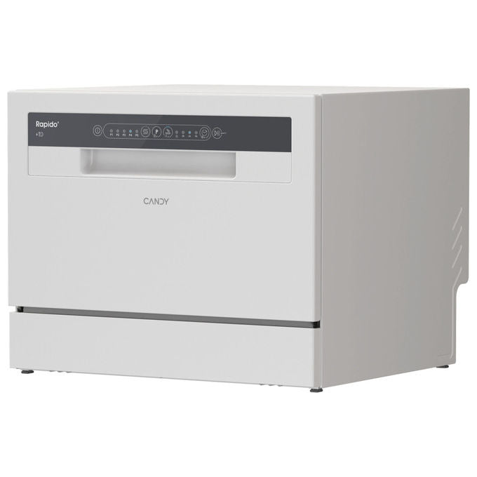 Candy CP 6E51LW RapidO Lavastoviglie Compatta 6 coperti Classe E 51 dB 5 programmi (44x55x50 cm) colore Bianco