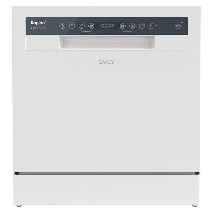 Candy CP 6E51LW RapidO Lavastoviglie Compatta 6 coperti Classe E 51 dB 5 programmi (44x55x50 cm) colore Bianco