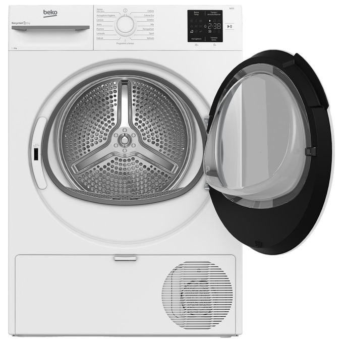 Beko BMTR38W Asciugatrice Pompa di Calore 8 Kg Classe D 15 Programmi 64 dB (85x60x55 cm) colore Bianco