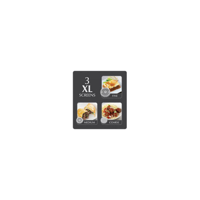 Kenwood MG510 Tritacarne 450 W potenza massima 1600 W 3 dischi per tritare insaccatori inclusi colore Acciaio inox