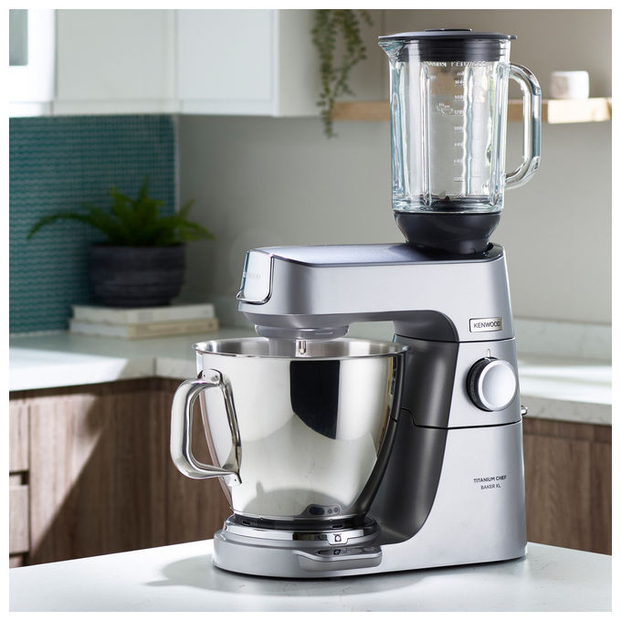 Kenwood Impastatrice Planetaria Titanium Chef Baker XL 7L 1200W con Bilancia