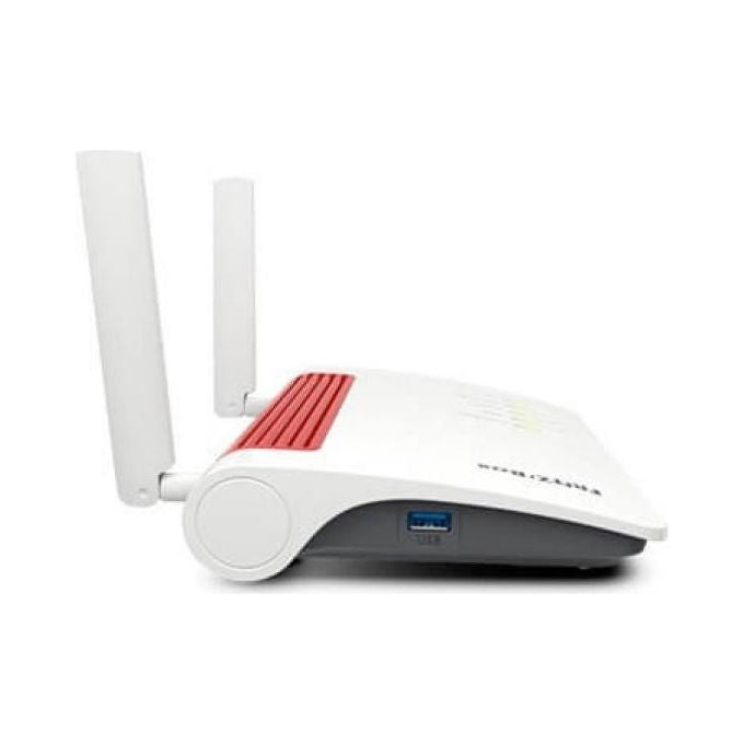 FRITZ! 6850 5G Modem Router Wireless Dual Band Wi-Fi 5 4 porte Gigabit Ethernet USB 3.0 VoIP Base DECT SIM Slot colore Bianco