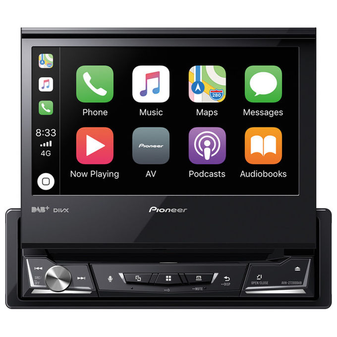 Pioneer AVH-Z7200DAB Autoradio 1 DIN Touchscreen 7'' DAB+ Bluetooth Apple CarPlay Android Auto 4x50W colore Nero