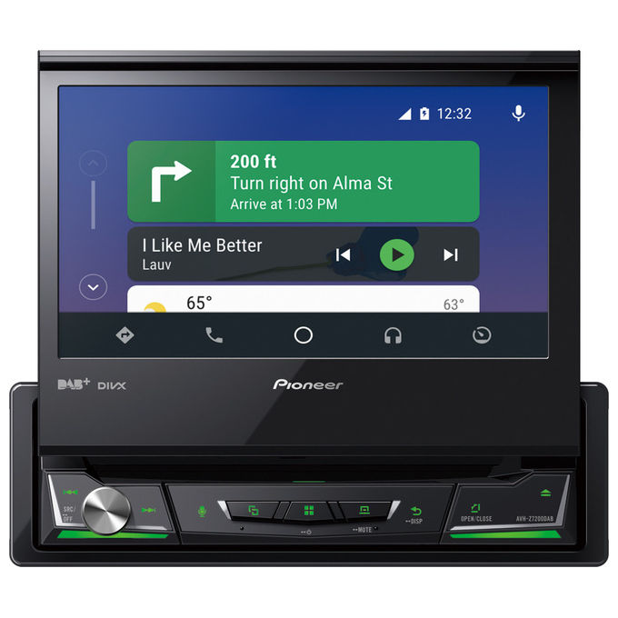 Pioneer AVH-Z7200DAB Autoradio 1 DIN Touchscreen 7'' DAB+ Bluetooth Apple CarPlay Android Auto 4x50W colore Nero