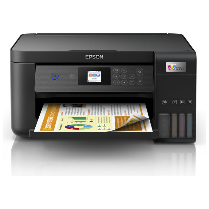Epson C11CJ63405 EcoTank ET-2850 Stampante Multifunzione Inkjet A4 3 in 1 Serbatoi Ricaricabili Wi-Fi USB 5760x1440 DPI colore Nero