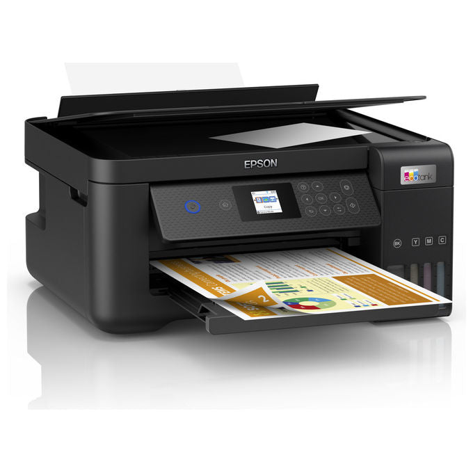 Epson C11CJ63405 EcoTank ET-2850 Stampante Multifunzione Inkjet A4 3 in 1 Serbatoi Ricaricabili Wi-Fi USB 5760x1440 DPI colore Nero