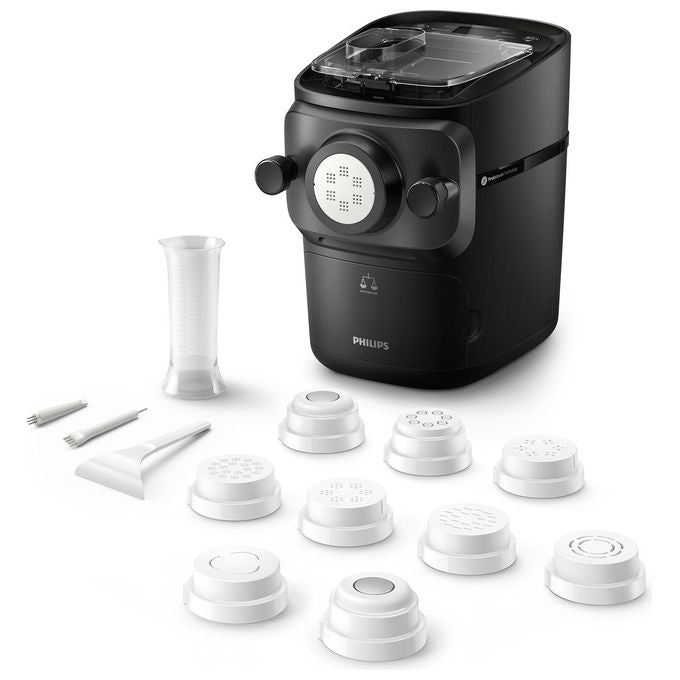 Philips HR2665-96 Serie 7000 Macchina per la pasta ProExtrude bilancia integrata 10 trafile 200 W colore Nero