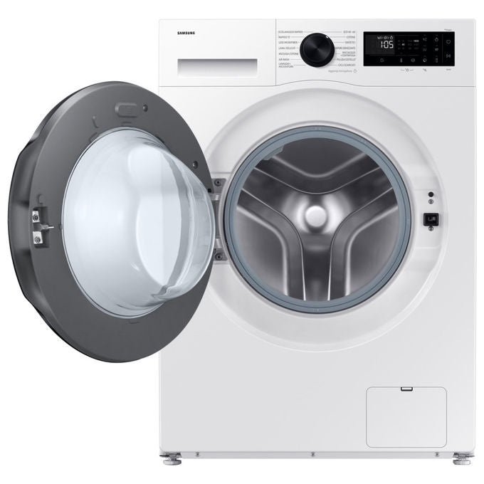 Samsung WD90DG5G34BEET Crystal Clean Slim Lavasciuga Carica Frontale 9-5 Kg 1400 rpm Classe E Ecobubble Wi-Fi Vapore (85x60x48 cm) colore Bianco