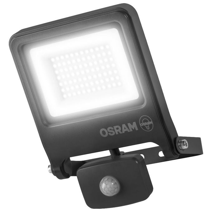 Osram Endura Flood PC 50W Proiettore LED con Sensore 4000K 5000 Lumen Grigio Scuro