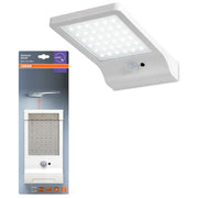 Osram Lampada da Parete LED Solare con Sensore 4000K Argento Esterno