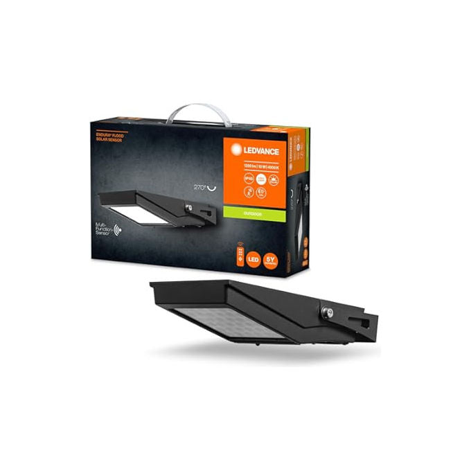 Osram Proiettore Solare Butterfly 1.5W 200lm Nero con Sensore di Movimento IP65 4000K