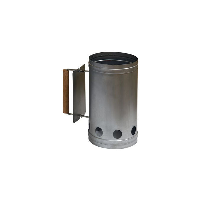 Ompagrill Ciminiera Accendi Carbonella Acciaio Alluminato Diametro 17 cm