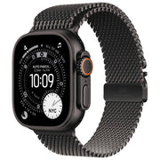Apple, Watch Ultra 3, GPS + Cellular, 49mm, Titanio Nero, Loop Milanese Nero, Large