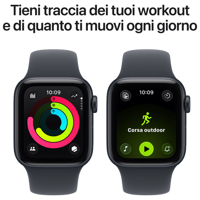 Apple Watch SE 3 GPS + Cellular 40mm Alluminio Mezzanotte