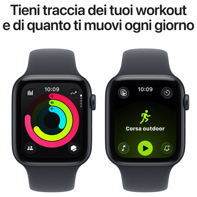 Apple Watch SE 3 GPS + Cellular 44mm Alluminio Mezzanotte
