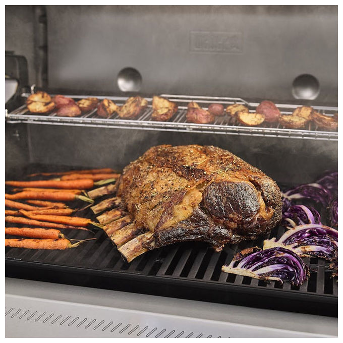Weber Barbecue a Gas SP-335W GPL Nero Acciaio Inox 18760 W Carrello