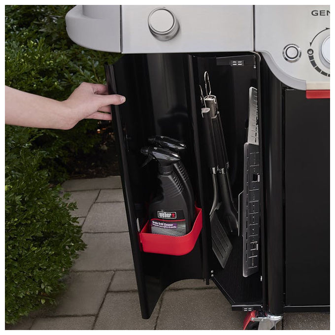 Weber Barbecue a Gas SP-335W GPL Nero Acciaio Inox 18760 W Carrello