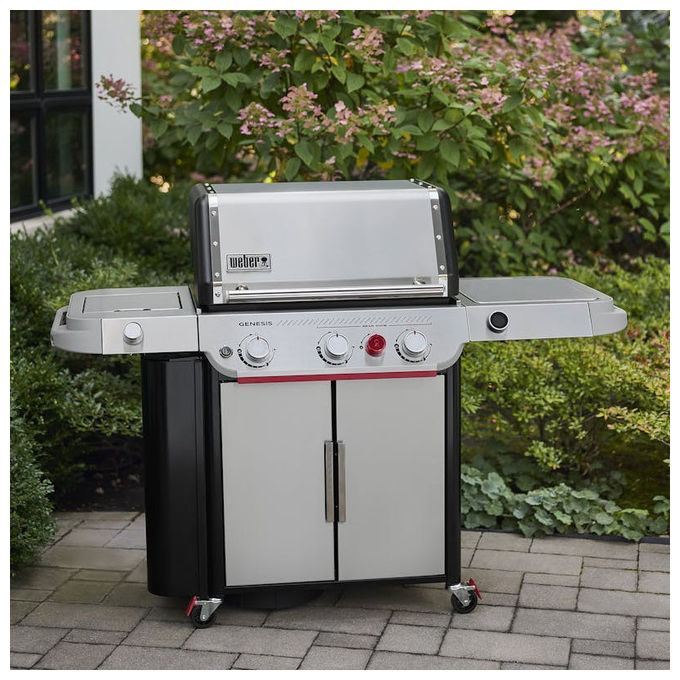 Weber Barbecue a Gas SP-335W GPL Nero Acciaio Inox 18760 W Carrello