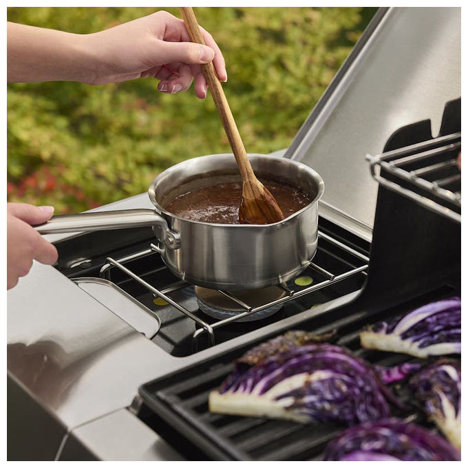 Weber Barbecue a Gas SP-335W GPL Nero Acciaio Inox 18760 W Carrello