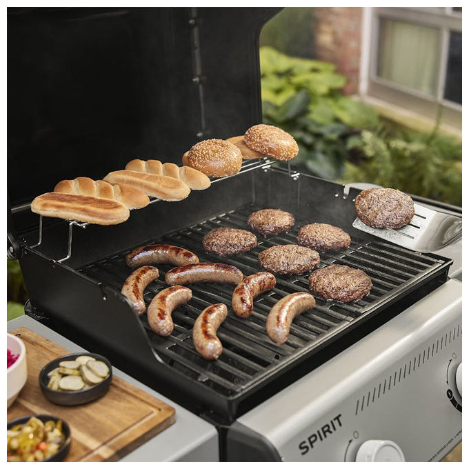 Weber Barbecue a Gas Spirit E-210 Carrello GPL 7800 W Nero