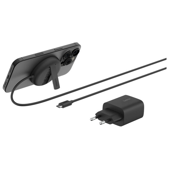 Belkin Caricabatterie Wireless Ricarica Rapida Nero USB-C Qi2