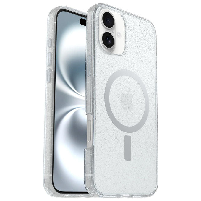 Otterbox, Cover Symmetry Series Clear MagSafe, Rosso Up Beet, per Apple iPhone 16 Plus