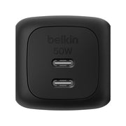 Belkin Caricatore da Muro USB-C 50W Doppio Nero Ricarica Rapida Universale